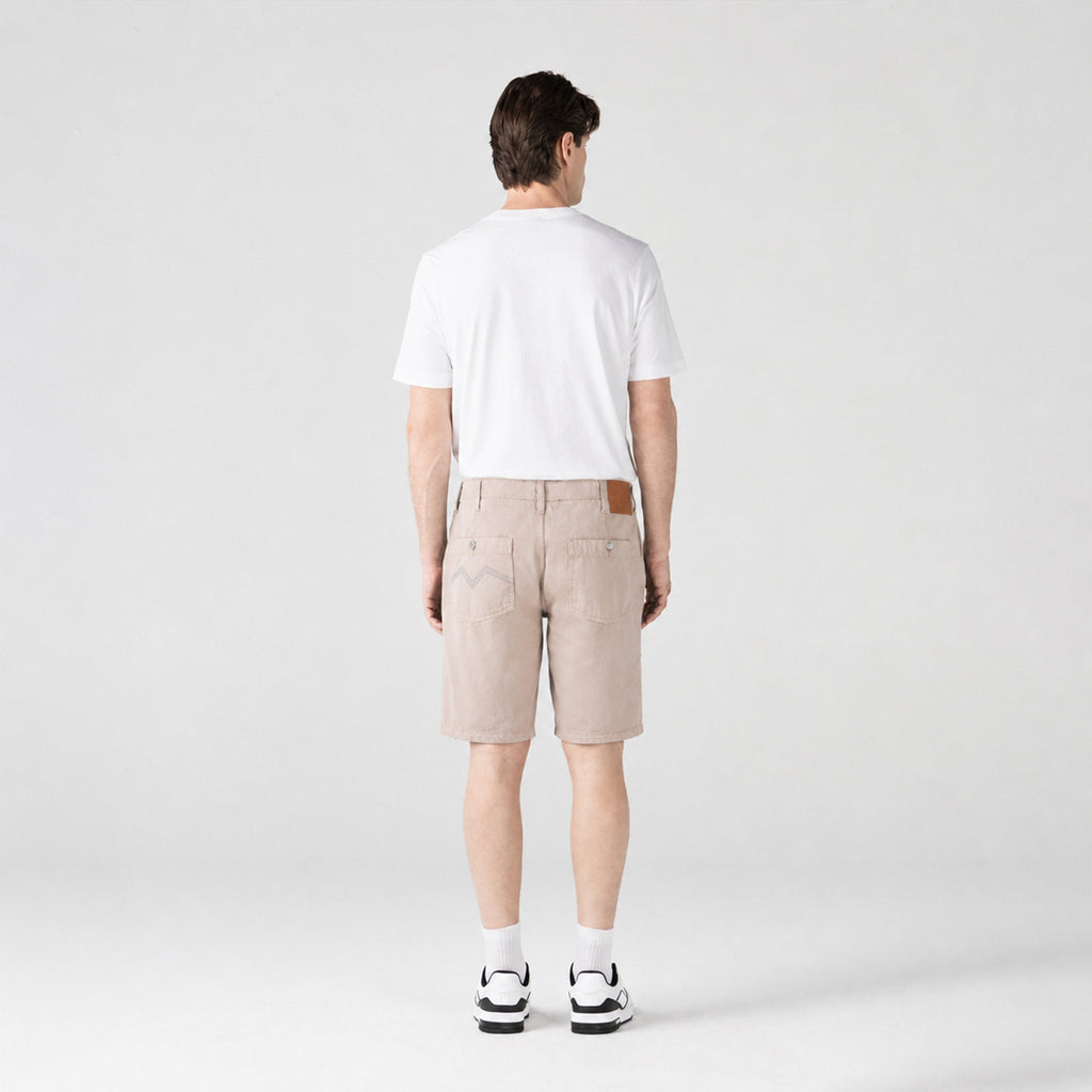 EXCELSUS DENIM SHORT MEN SIMPLY TAUPE