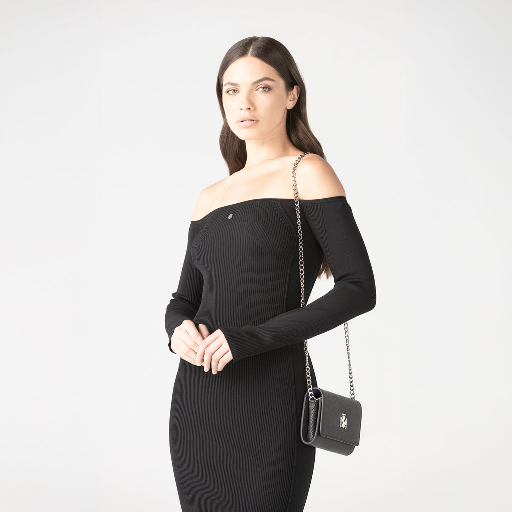 EXULTUS SHOULDER BAG WOMEN BLACK