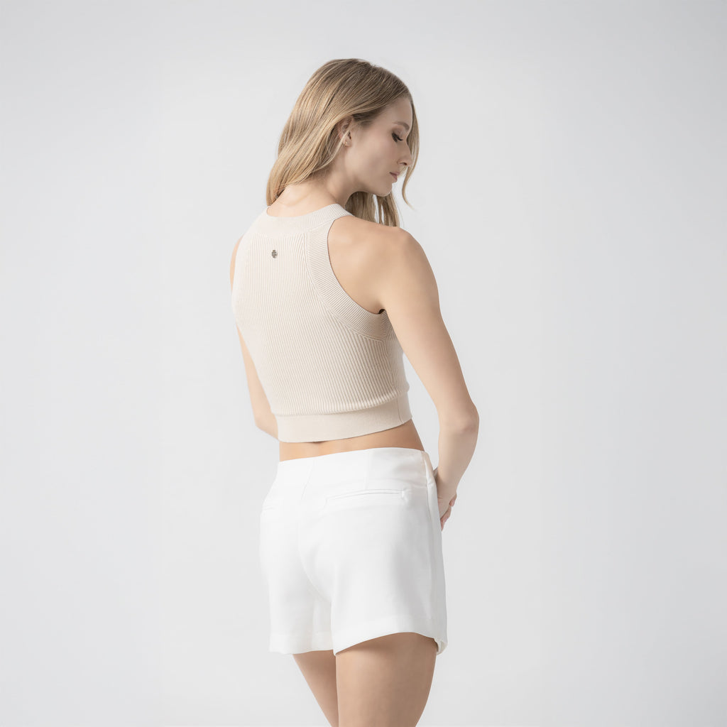 FAIRY KNITTED CROP TOP WOMEN SAND DOLLAR
