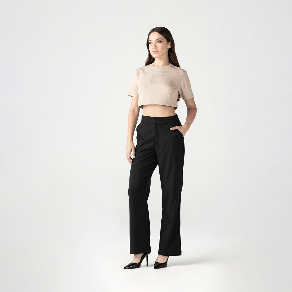 FIDDA CROP TOP WOMEN SIMPLY TAUPE