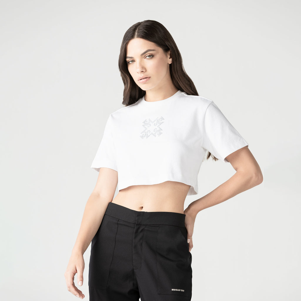 FIDDA CROP TOP WOMEN WHITE