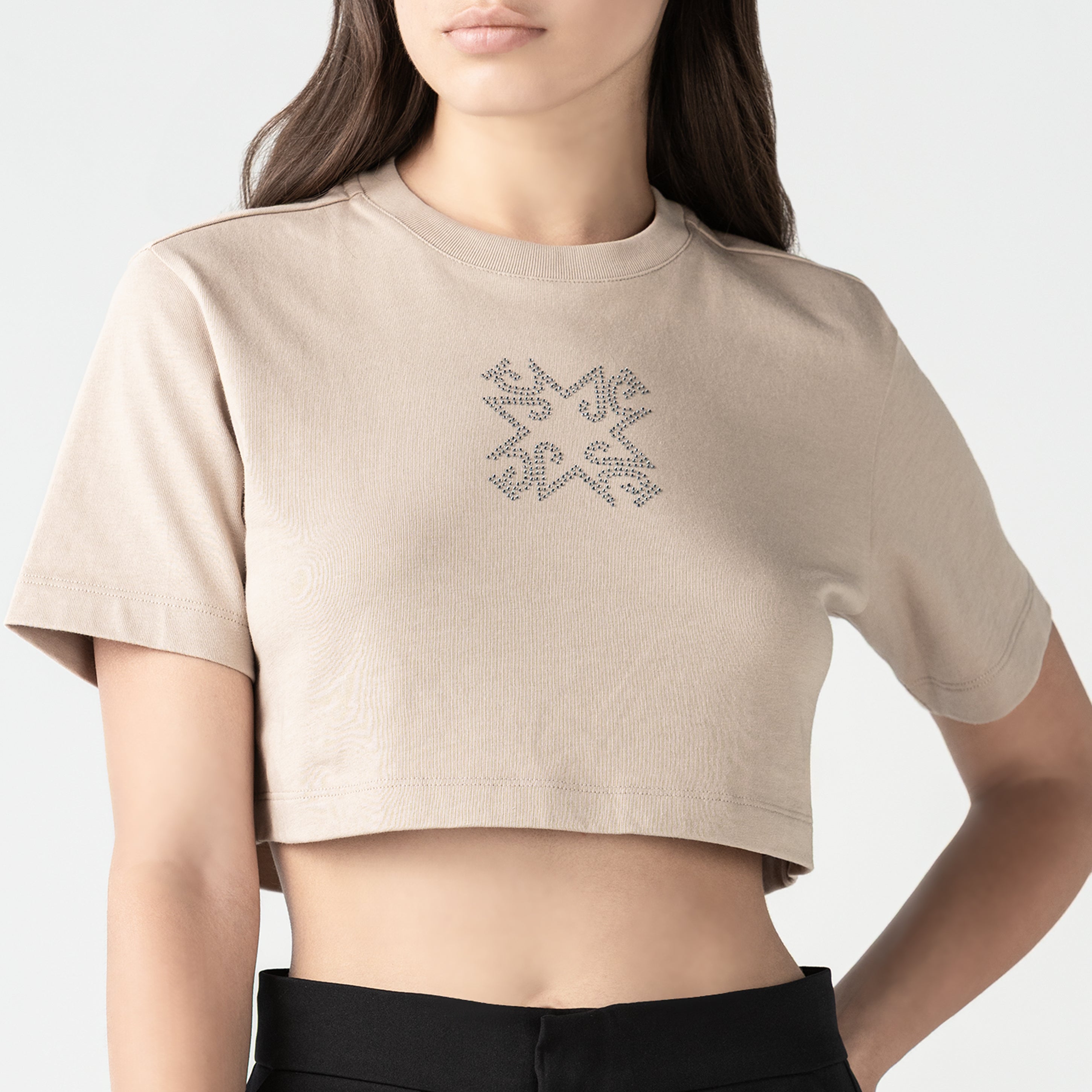 FIDDA CROP TOP WOMEN SIMPLY TAUPE