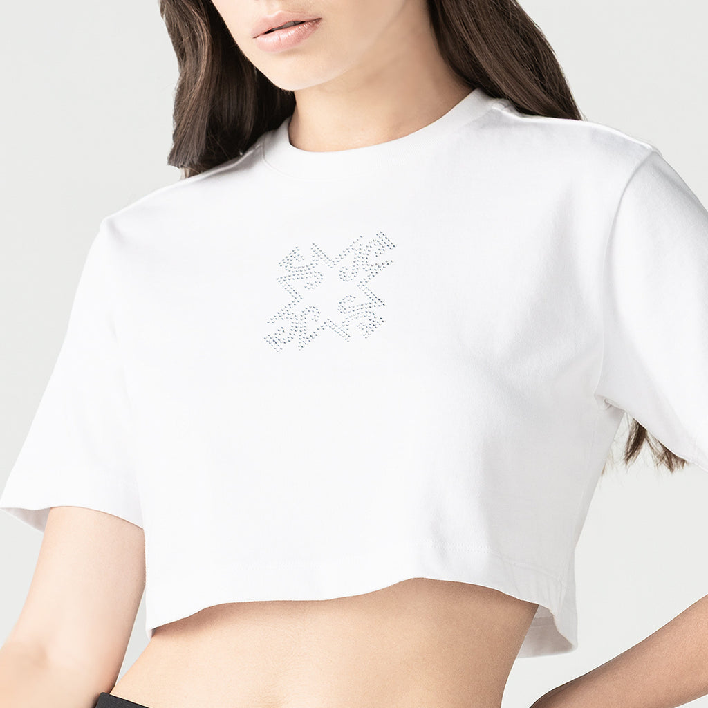 FIDDA CROP TOP WOMEN WHITE