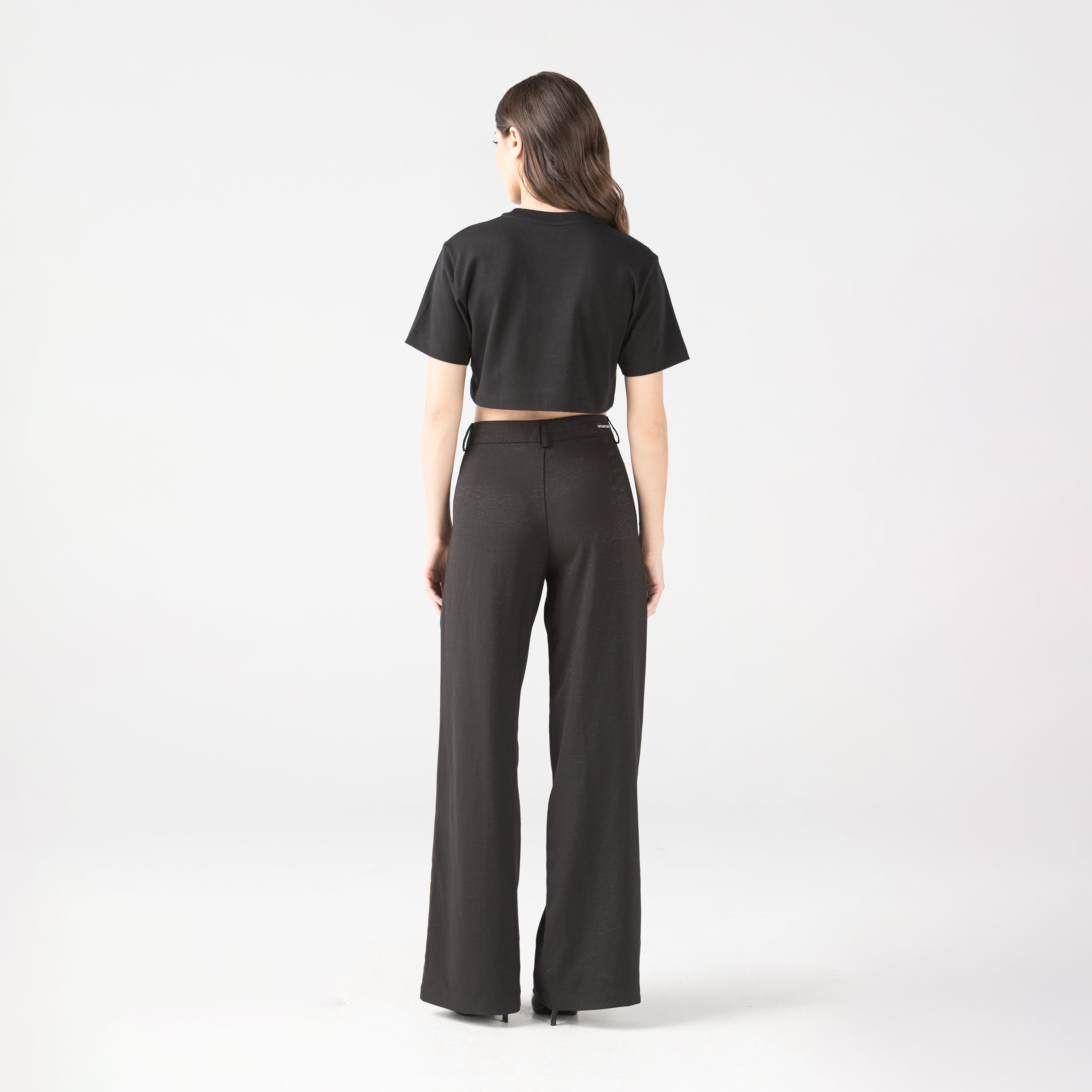 FIDDA CROP TOP WOMEN BLACK