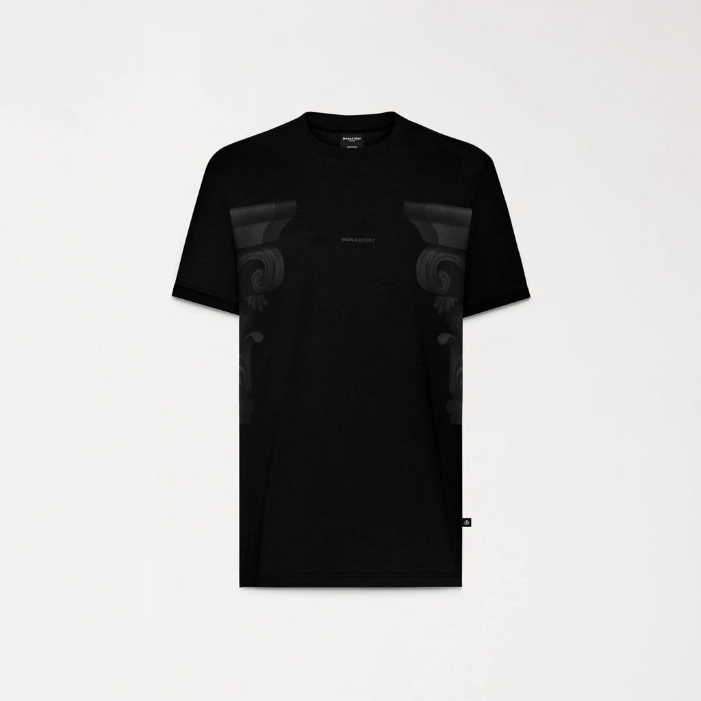 FLECTCHER T-SHIRT MEN BLACK - Monastery