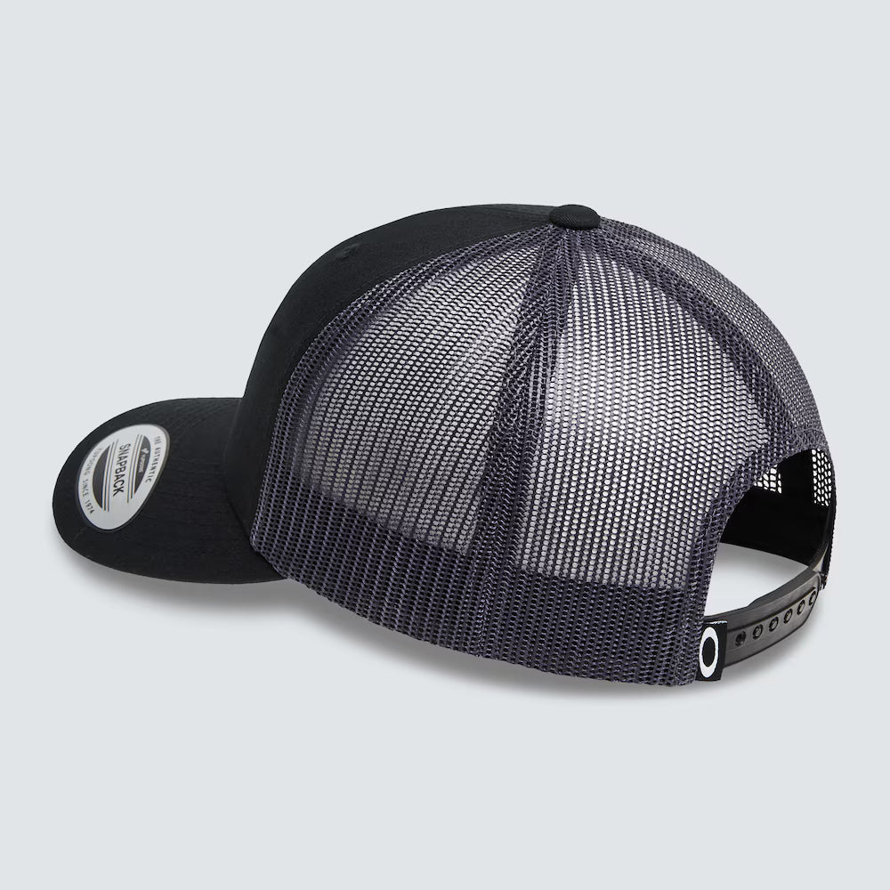 OAKLEY O ORIGINAL TRUCKER HAT / BLACK/FORGED IRON