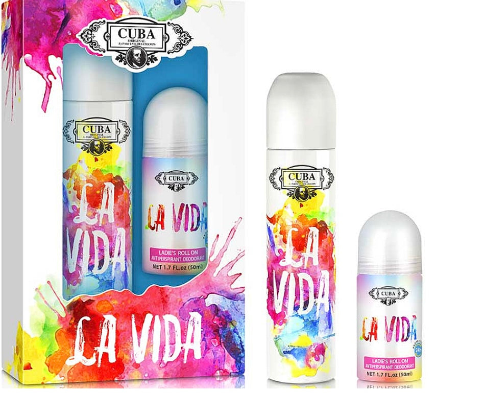 CUBA LA VIDA EST EDP100ML+ROLL ON 50ML