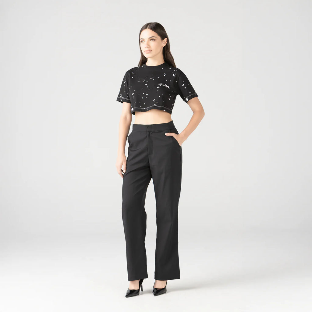 GENGIS CROP TOP WOMEN BLACK