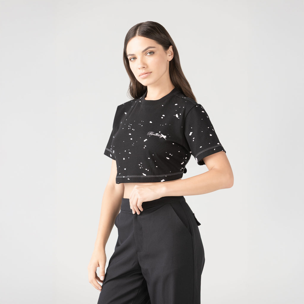 GENGIS CROP TOP WOMEN BLACK