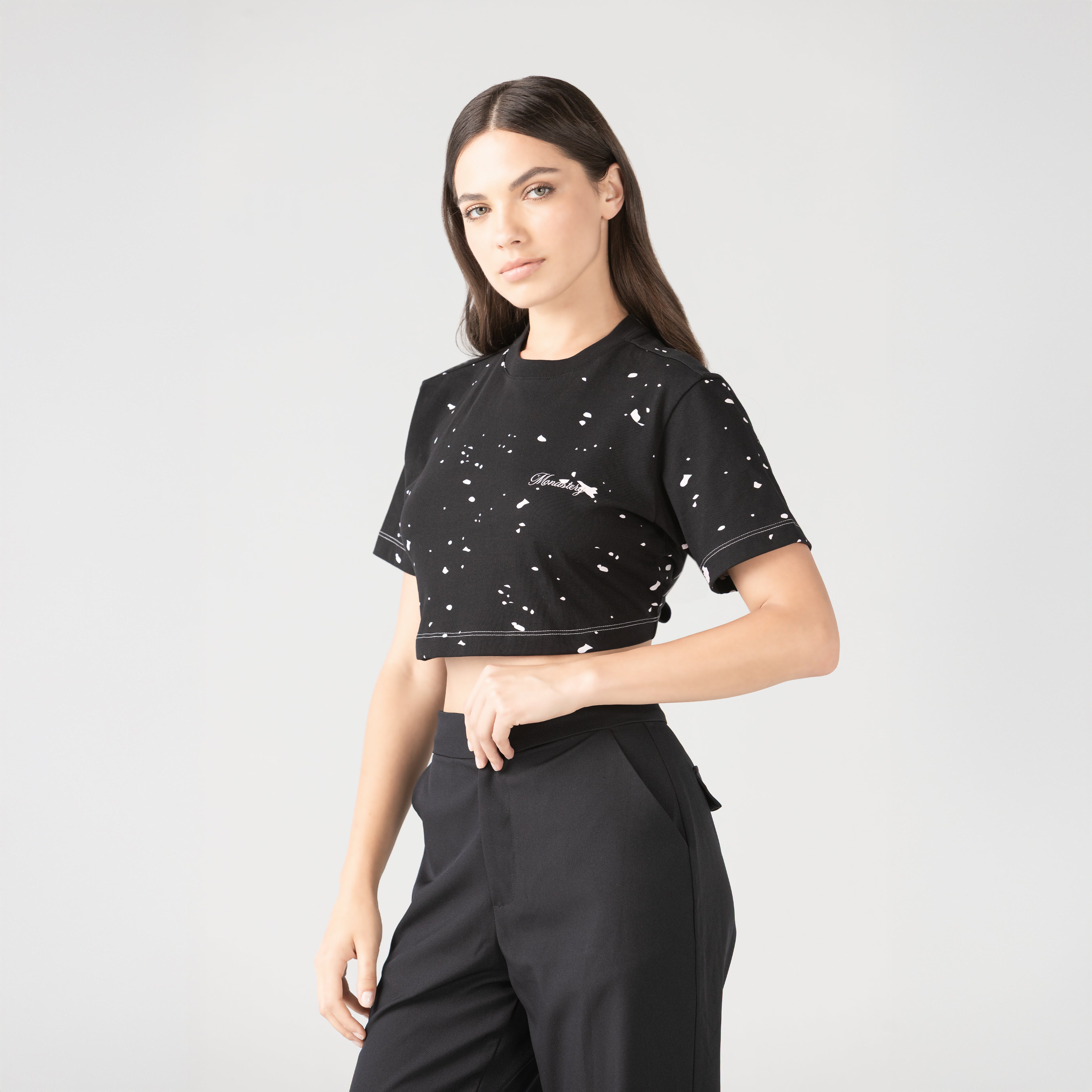 GENGIS CROP TOP WOMEN BLACK