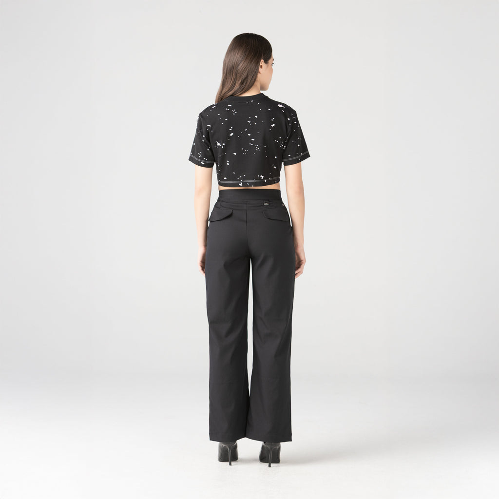 GENGIS CROP TOP WOMEN BLACK