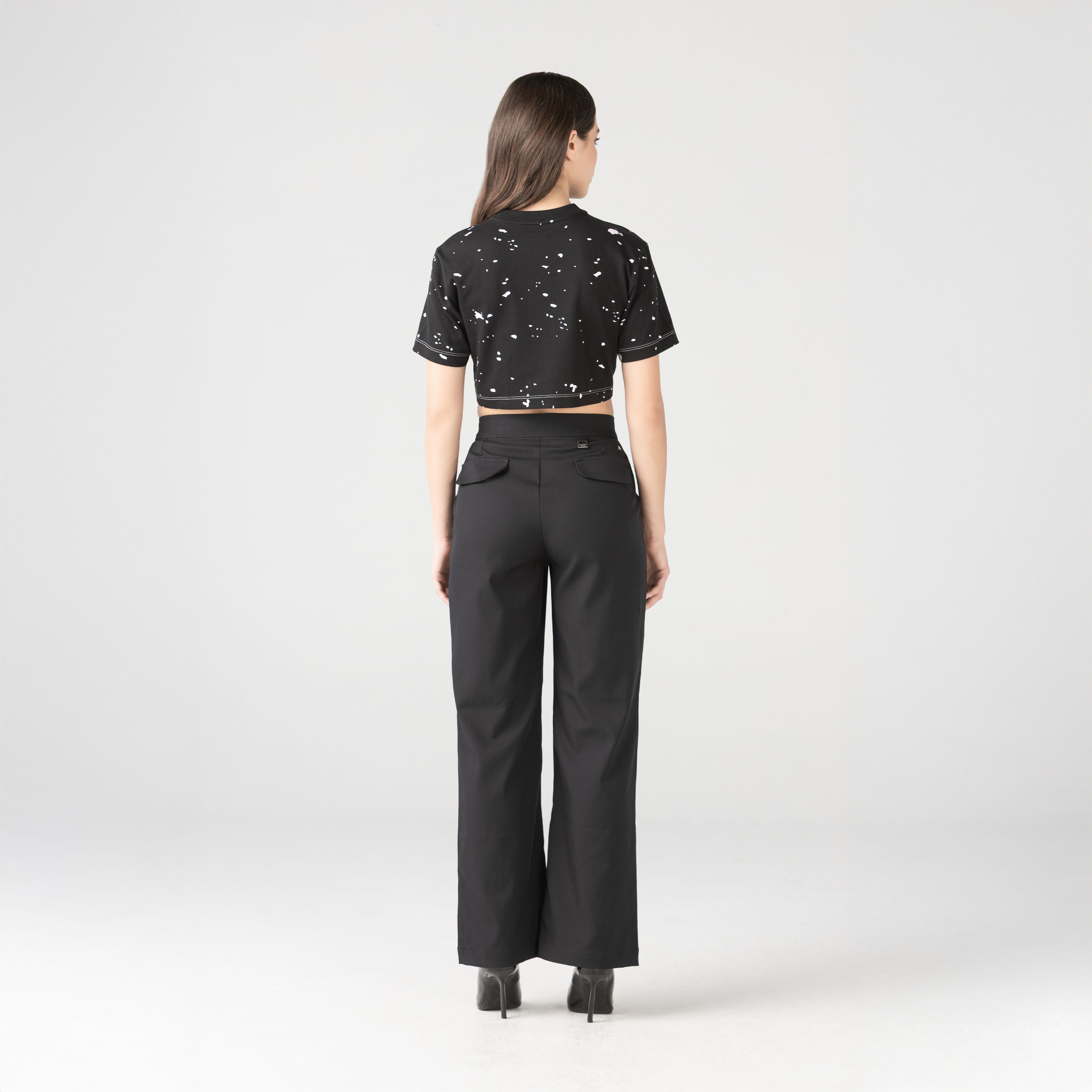 GENGIS CROP TOP WOMEN BLACK
