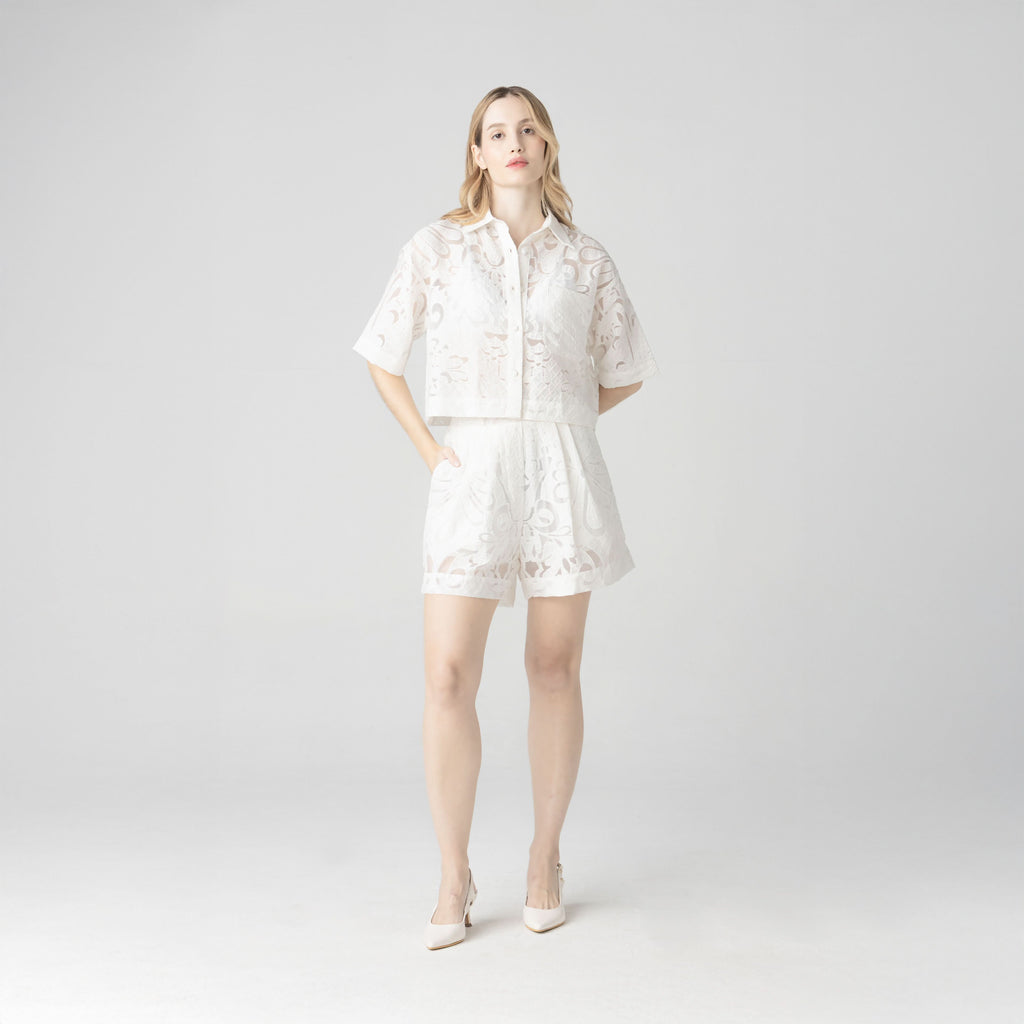 GRECK SHIRT WOMEN WHITE