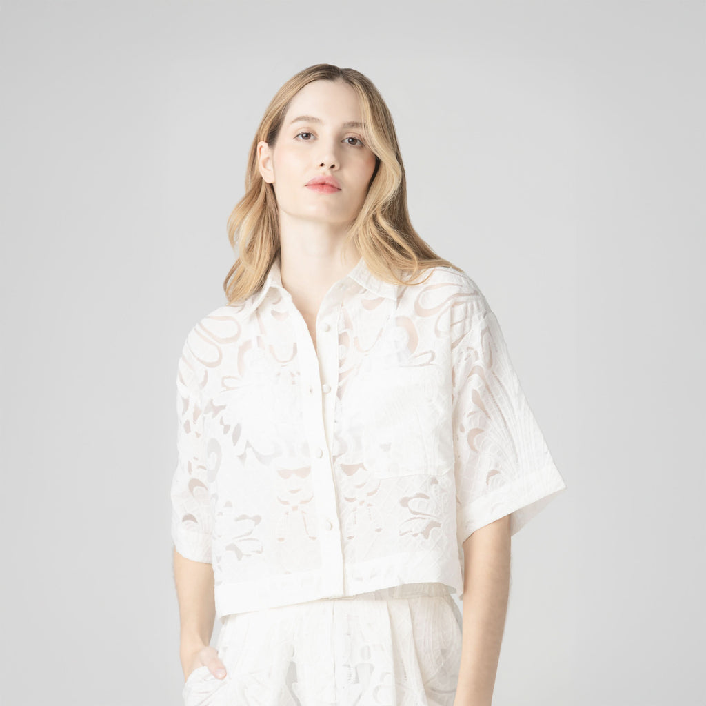 GRECK SHIRT WOMEN WHITE