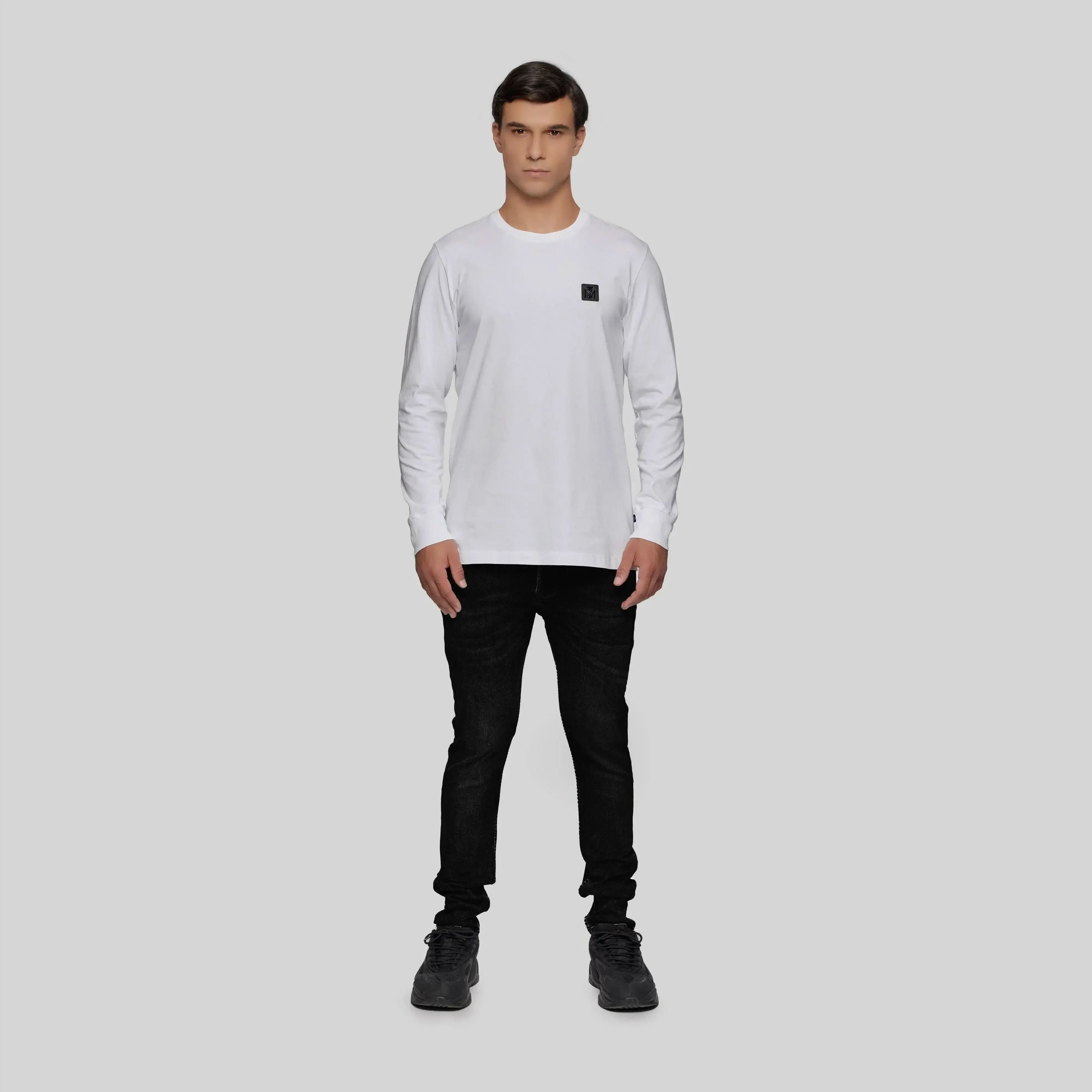 HASEN WHITE LONG SLEEVE - Monastery