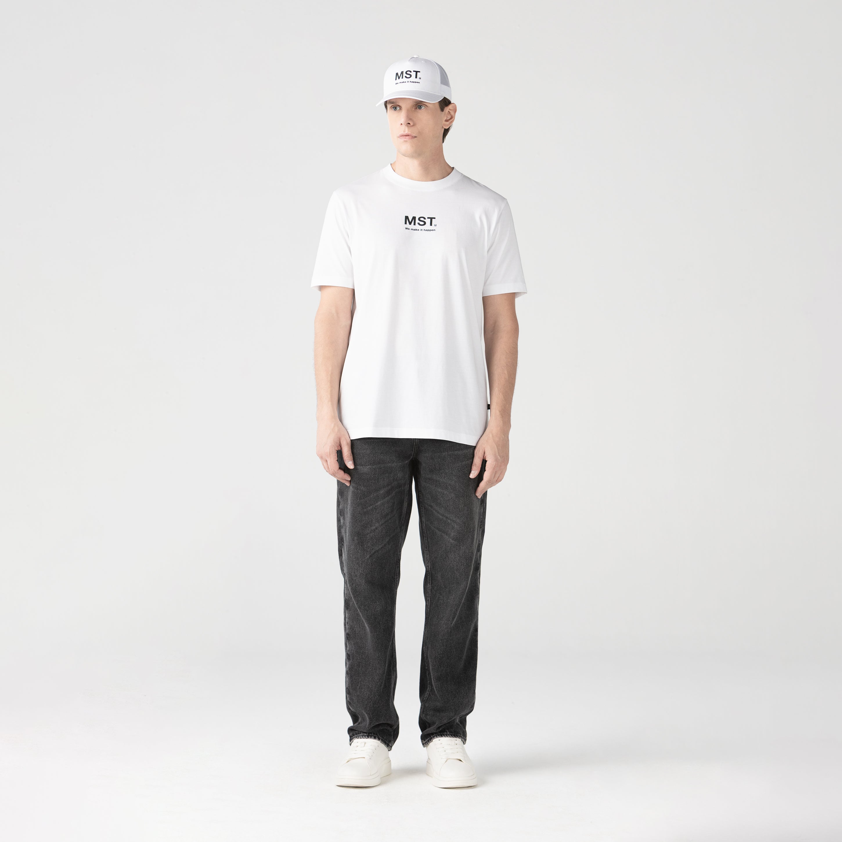 HUNS T-SHIRT MEN WHITE