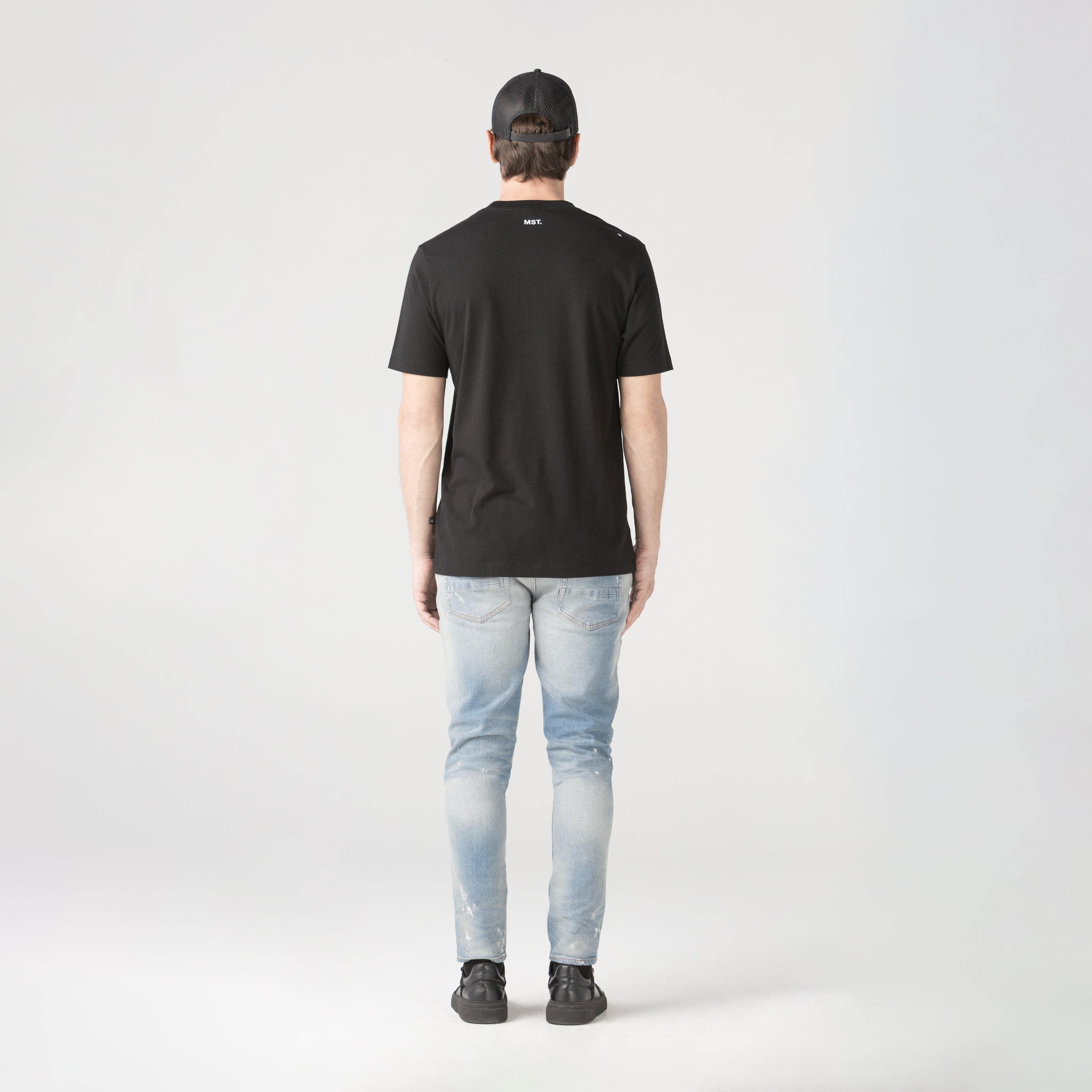 HUNS T-SHIRT MEN BLACK