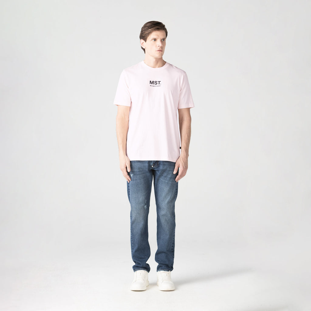 HUNS T-SHIRT MEN ROSE QUARTZ