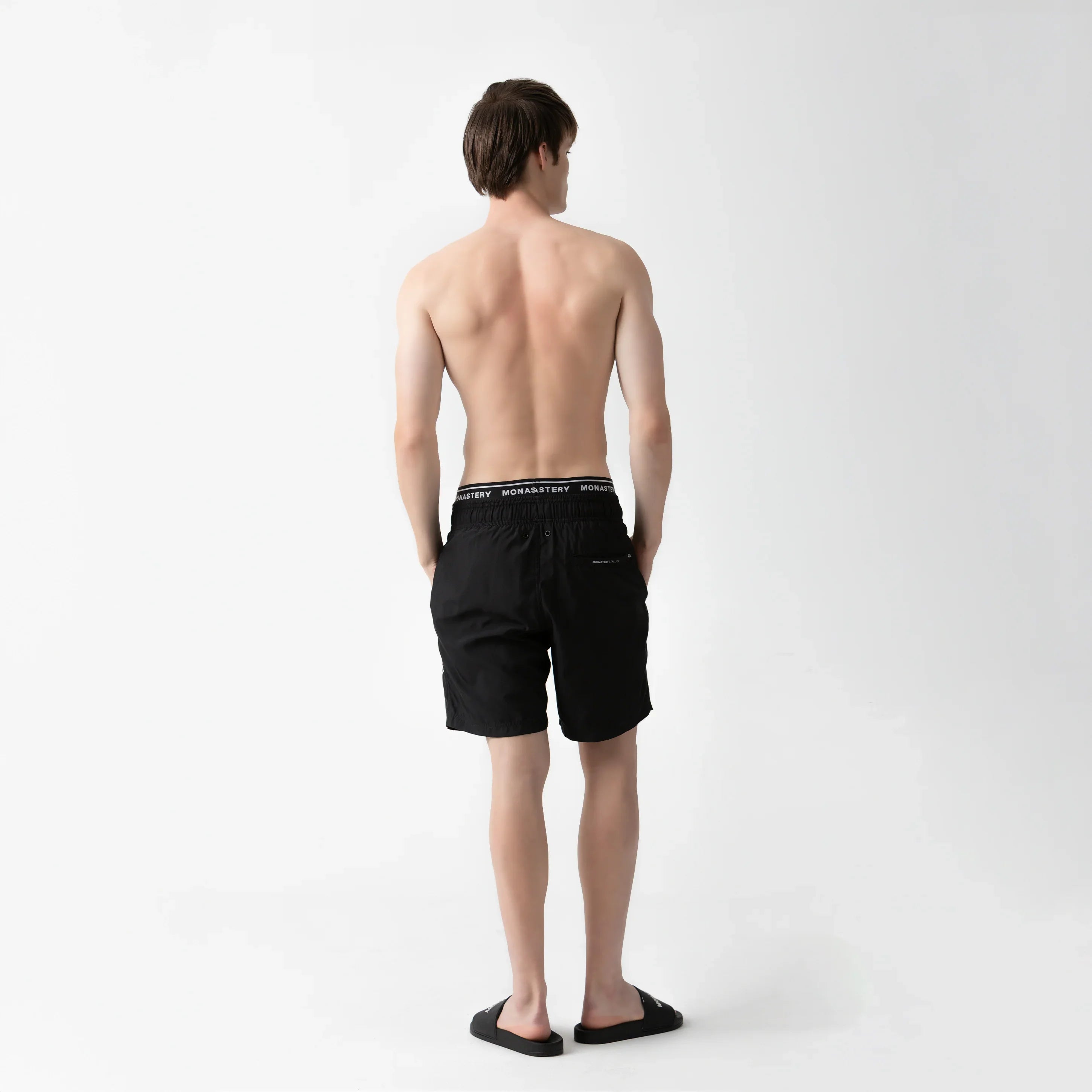 HWIN SWIM SHORT MEN BLACK