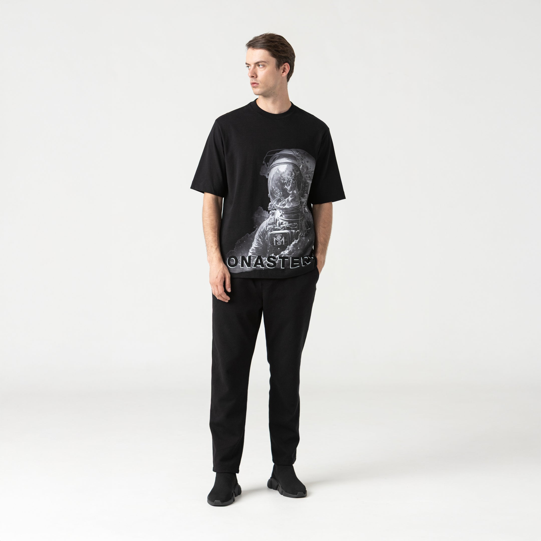 VENTURE T-SHIRT OVERSIZED MEN BLACK