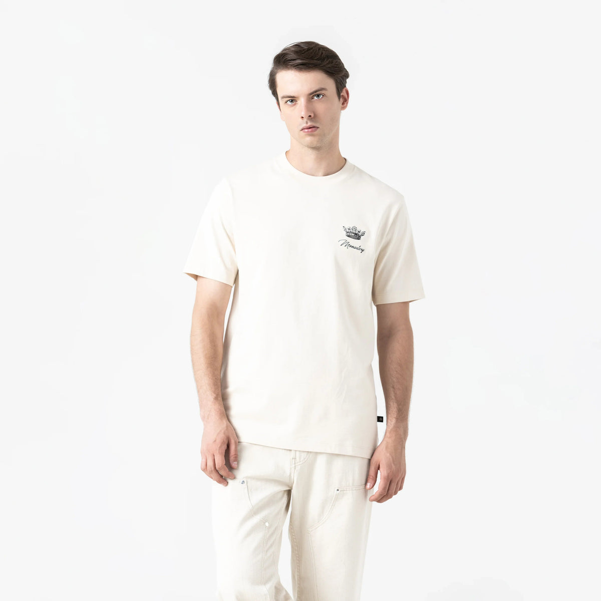 WARSEL T-SHIRT MEN WHITECAP GRAY