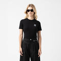 ADHRA T-SHIRT WOMEN BLACK METEORITE