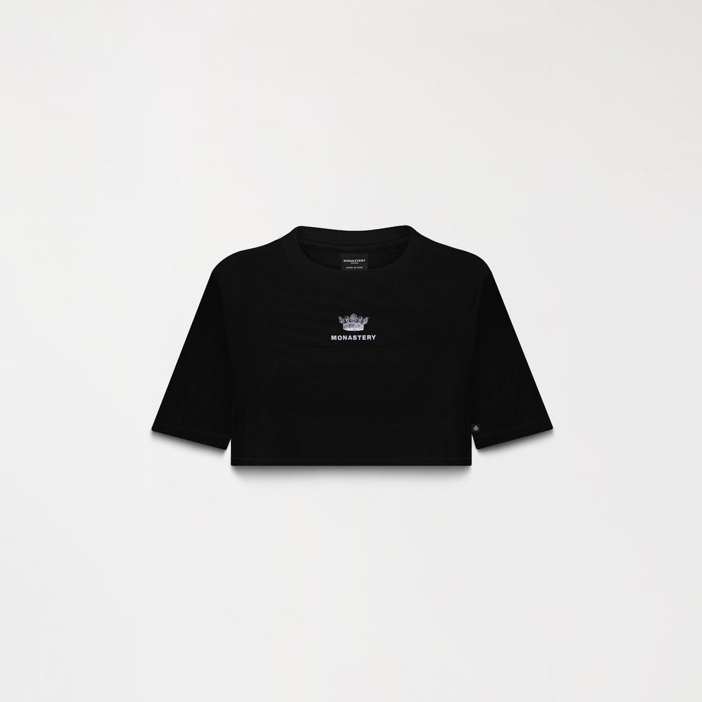 APHRA CROP TOP WOMEN BLACK METEORITE L/G