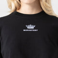 APHRA CROP TOP WOMEN BLACK METEORITE L/G