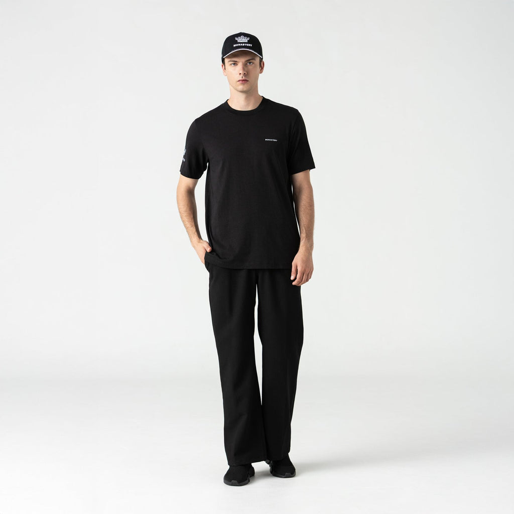 BRUNAR T-SHIRT MEN BLACK METEORITE