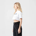 BRYNN CROP TOP WOMEN LUCENT WHITE L/G