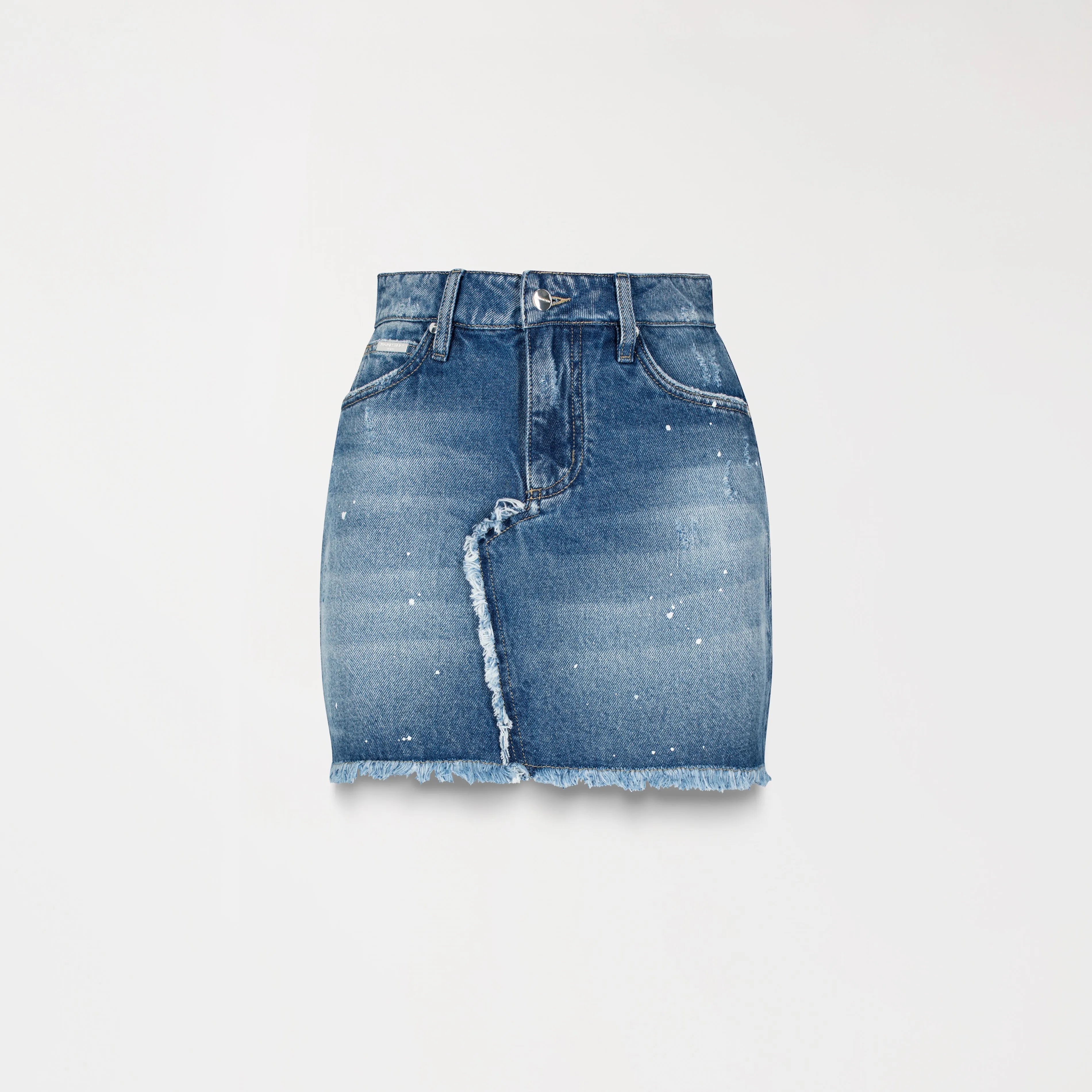 FLORA SKIRT WOMEN BLUE DENIM 10