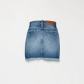 FLORA SKIRT WOMEN BLUE DENIM