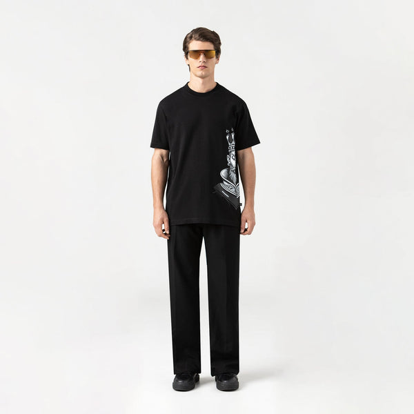 KINGSLI T-SHIRT MEN BLACK · otra vista