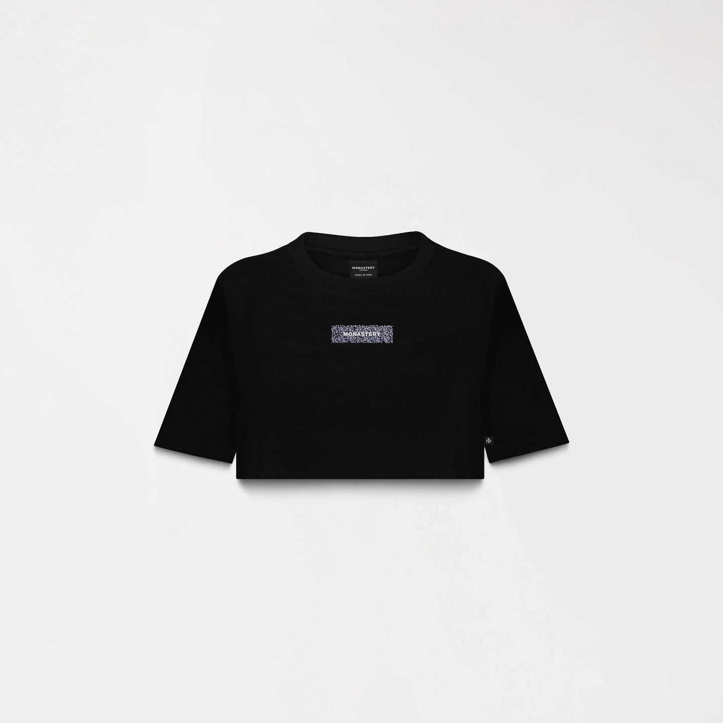 KISWA CROP TOP WOMEN BLACK METEORITE L/G