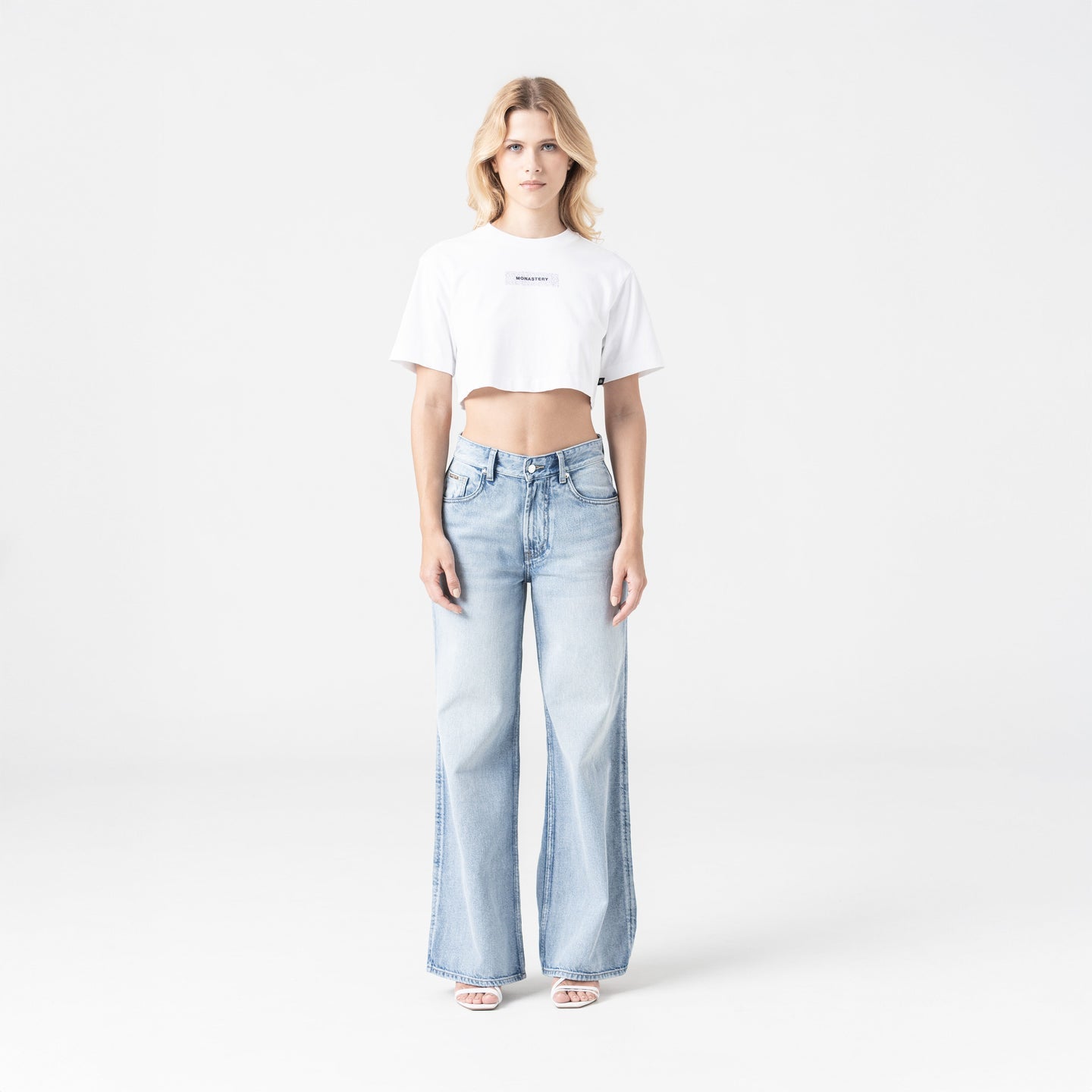 KISWA CROP TOP WOMEN LUCENT WHITE L/G