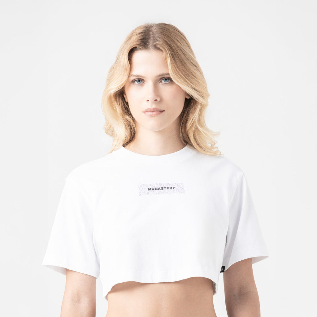 KISWA CROP TOP WOMEN LUCENT WHITE L/G
