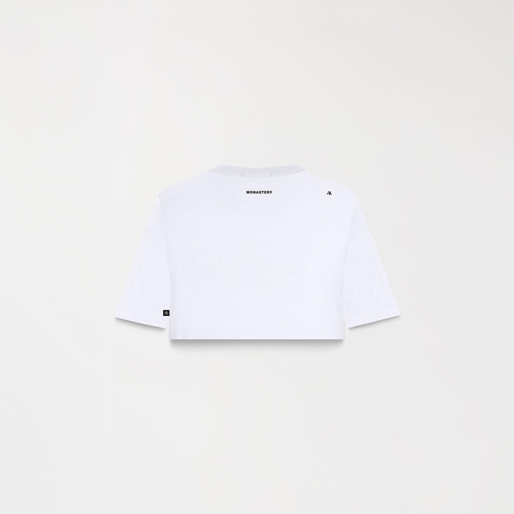 KISWA CROP TOP WOMEN LUCENT WHITE L/G