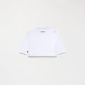 KISWA CROP TOP WOMEN LUCENT WHITE L/G