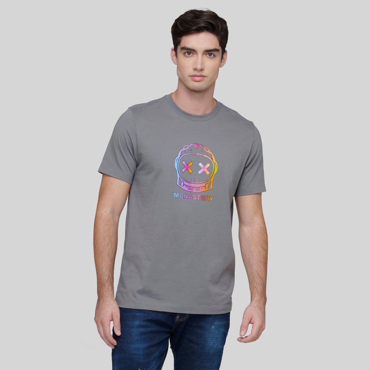 GRUS T-SHIRT MEN GRAY