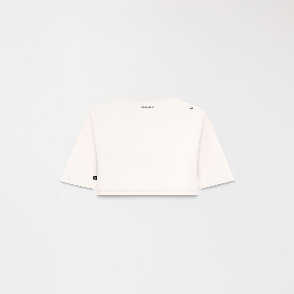MED CROP TOP WOMEN WHITE