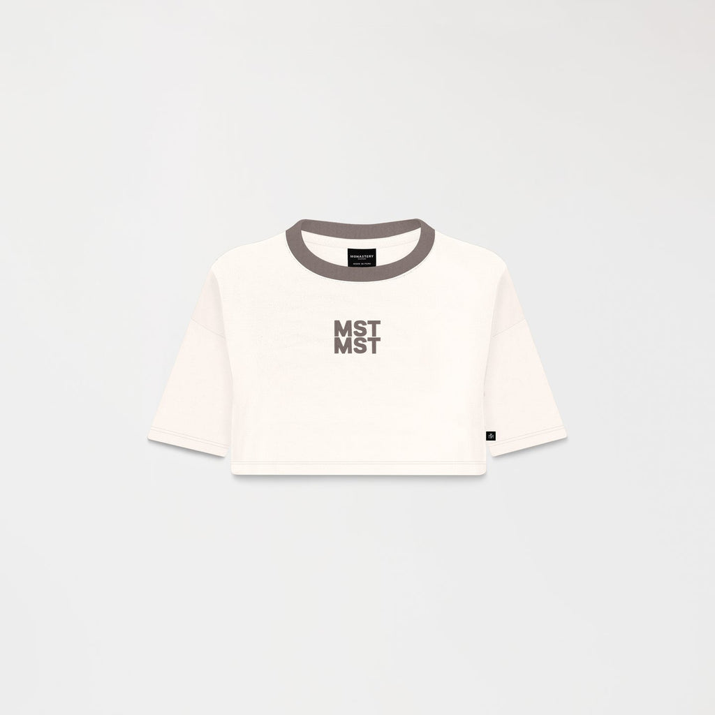 MED CROP TOP WOMEN WHITE ASPARAGUS