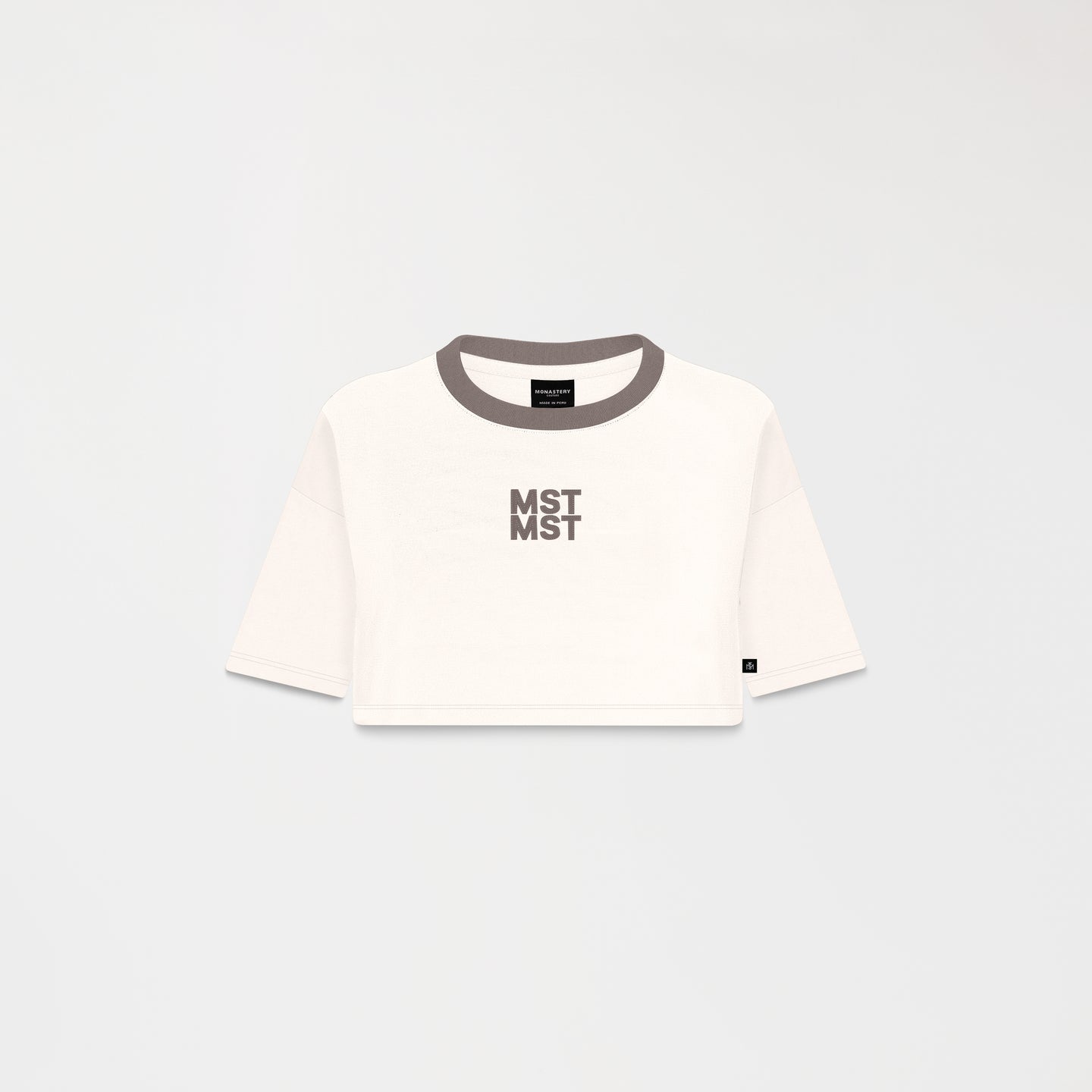 MED CROP TOP WOMEN WHITE ASPARAGUS