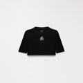 OLWYN CROP TOP WOMEN BLACK METEORITE L/G