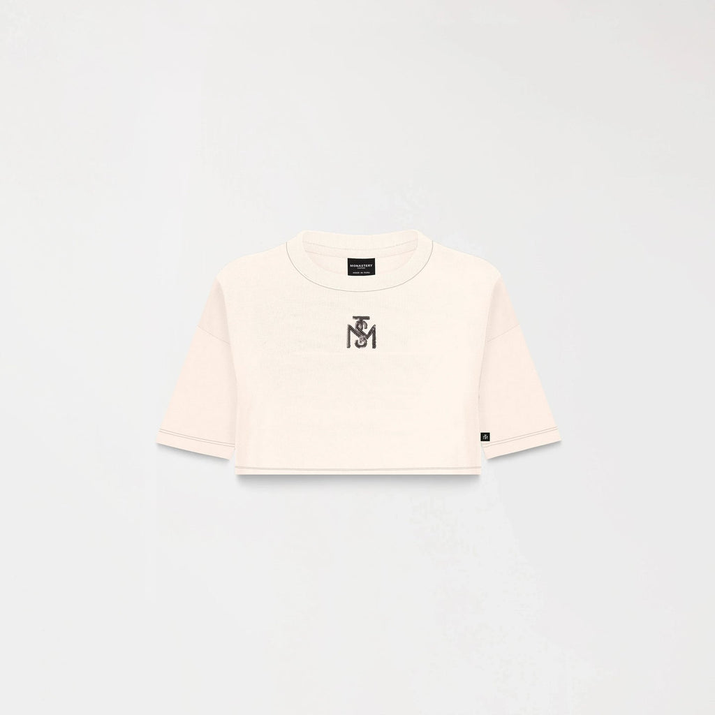 OLWYN CROP TOP WOMEN WHITECAP GRAY L/G