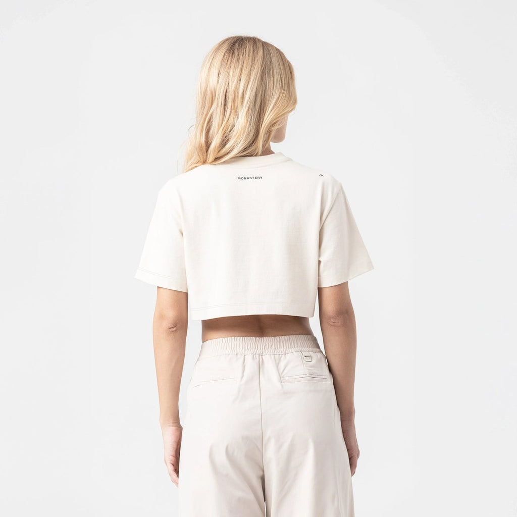 OLWYN CROP TOP WOMEN WHITECAP GRAY L/G