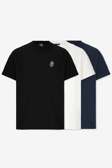 DOMUS T-SHIRT PACK MEN BLACK