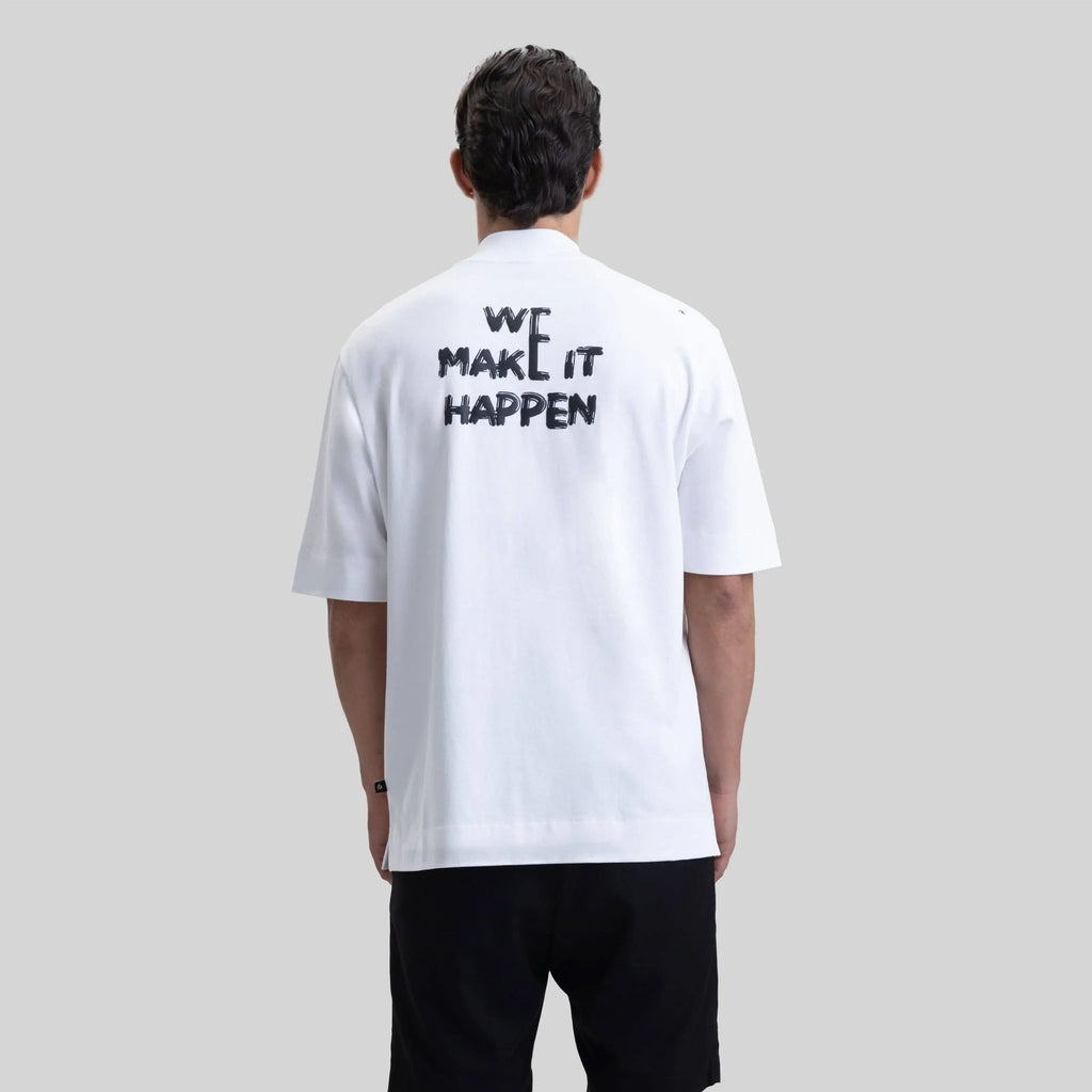 JAGUAR T-SHIRT OVERSIZE WHITE - Monastery