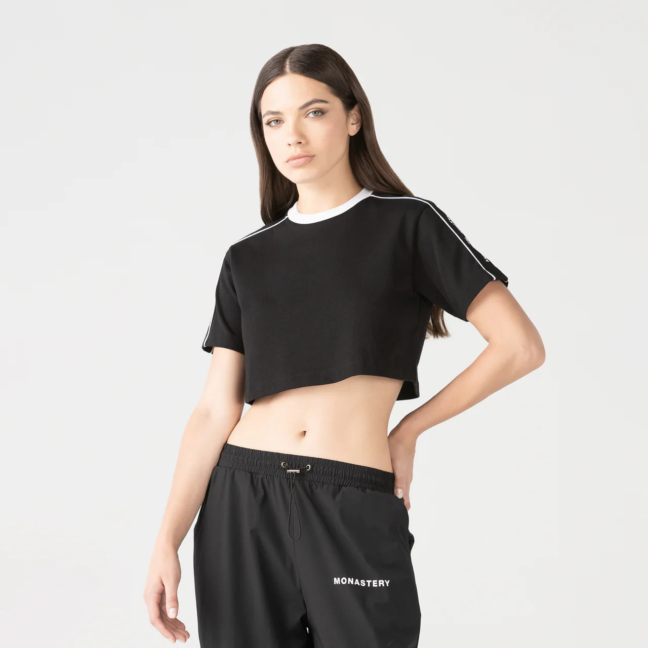 JANAN CROP TOP WOMEN BLACK