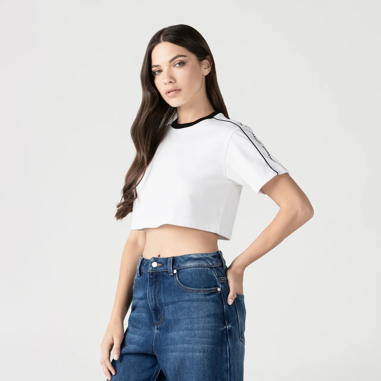 JANAN CROP TOP WOMEN WHITE