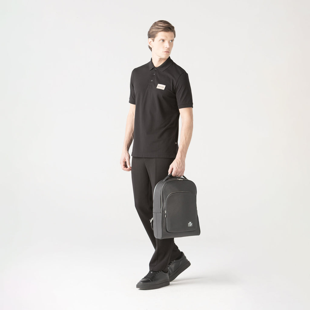 JANUS POLO MEN BLACK